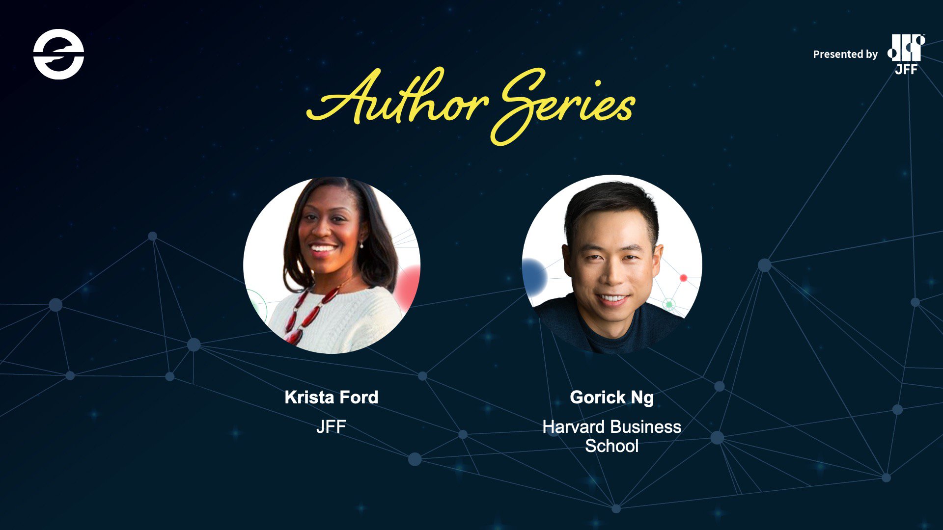 Krista Ford and Gorick Ng speaking at Horizons 2021