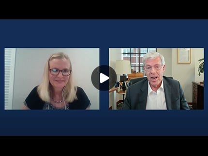 Carrie Hughes and Joe May  speaking at Horizons 2021